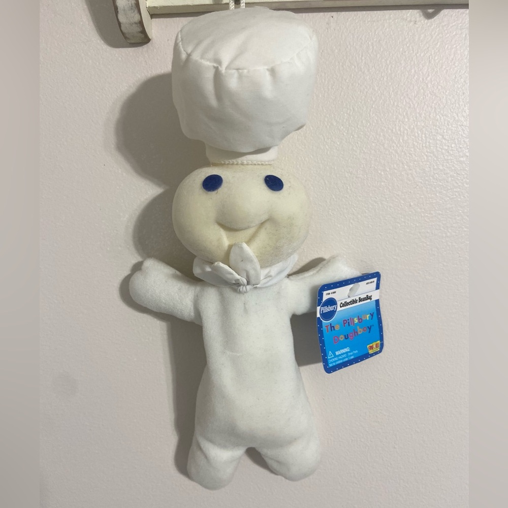 Vintage White Plush Pillsbury Doughboy